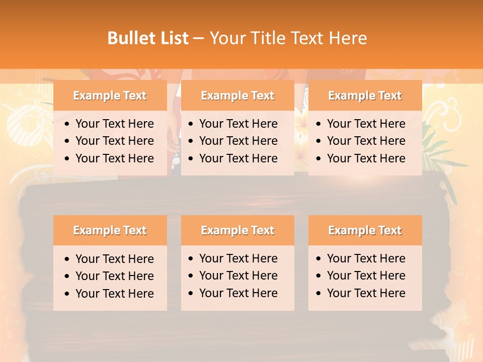 Hand Summer Texture PowerPoint Template