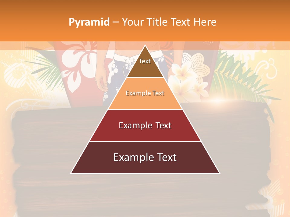 Hand Summer Texture PowerPoint Template