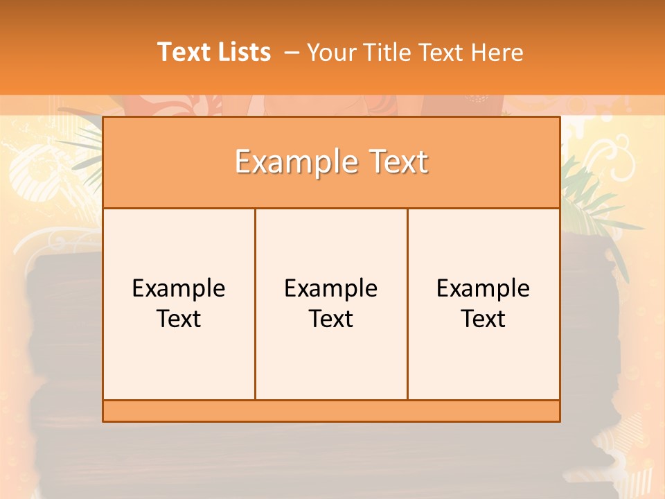 Hand Summer Texture PowerPoint Template