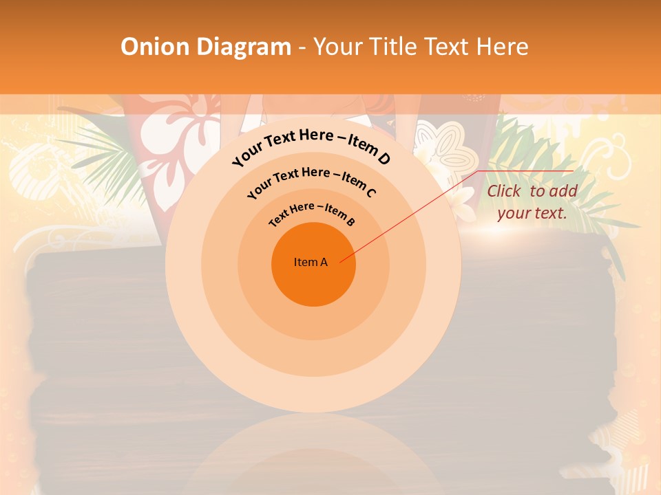 Hand Summer Texture PowerPoint Template