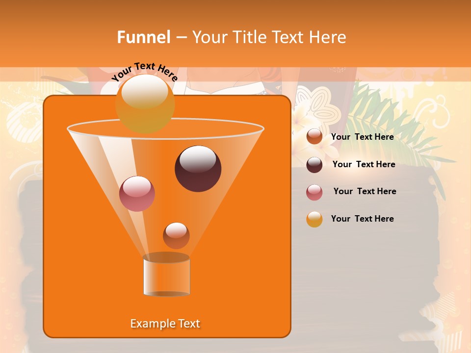 Hand Summer Texture PowerPoint Template