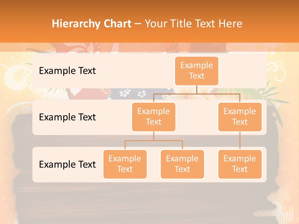 Hand Summer Texture PowerPoint Template