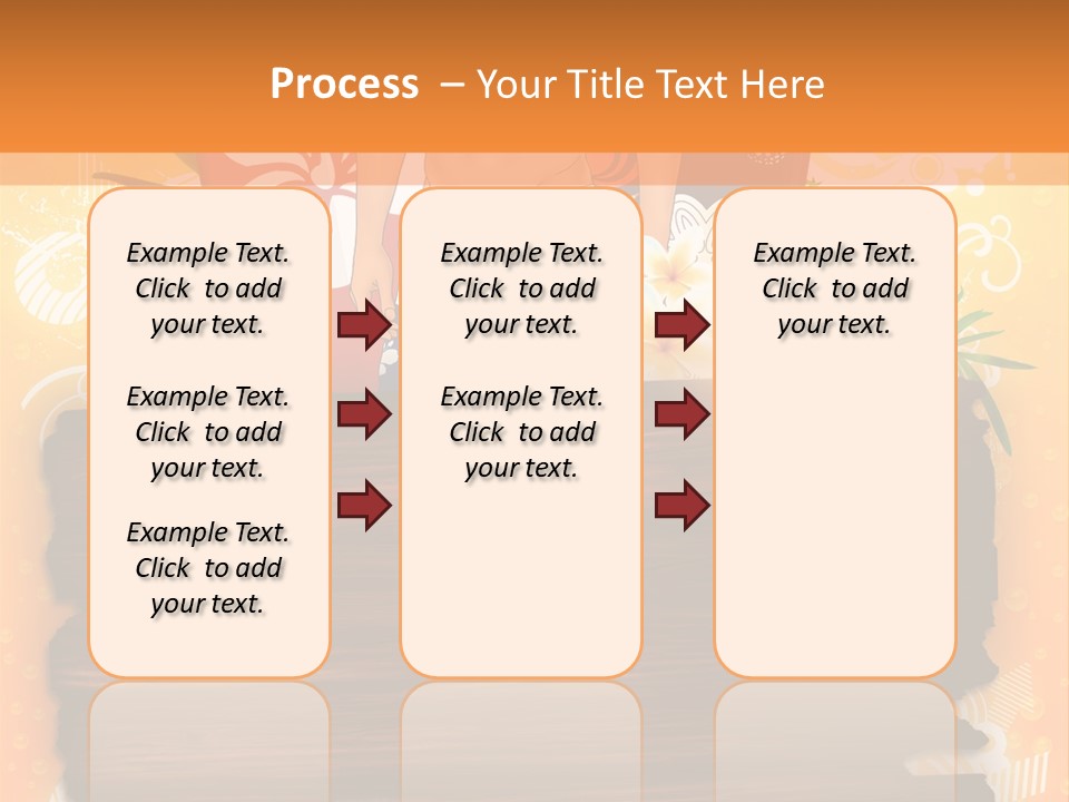 Hand Summer Texture PowerPoint Template