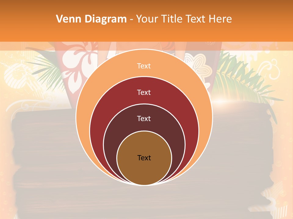 Hand Summer Texture PowerPoint Template