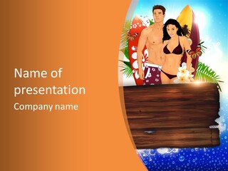 Freedom Retro Erotic PowerPoint Template