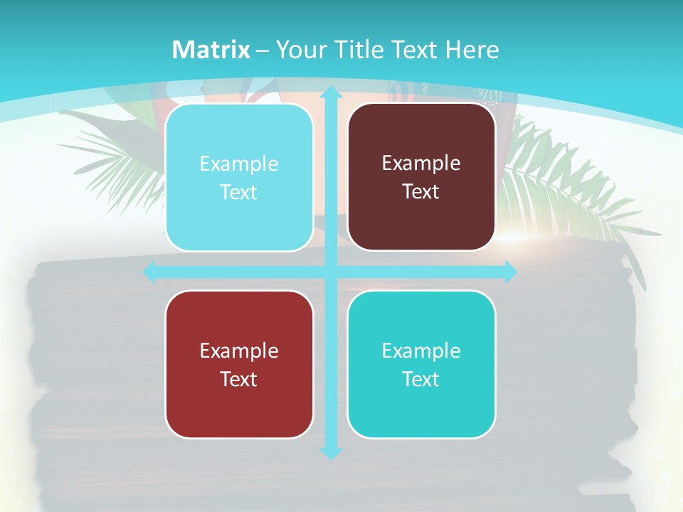 Tree Endless Water PowerPoint Template