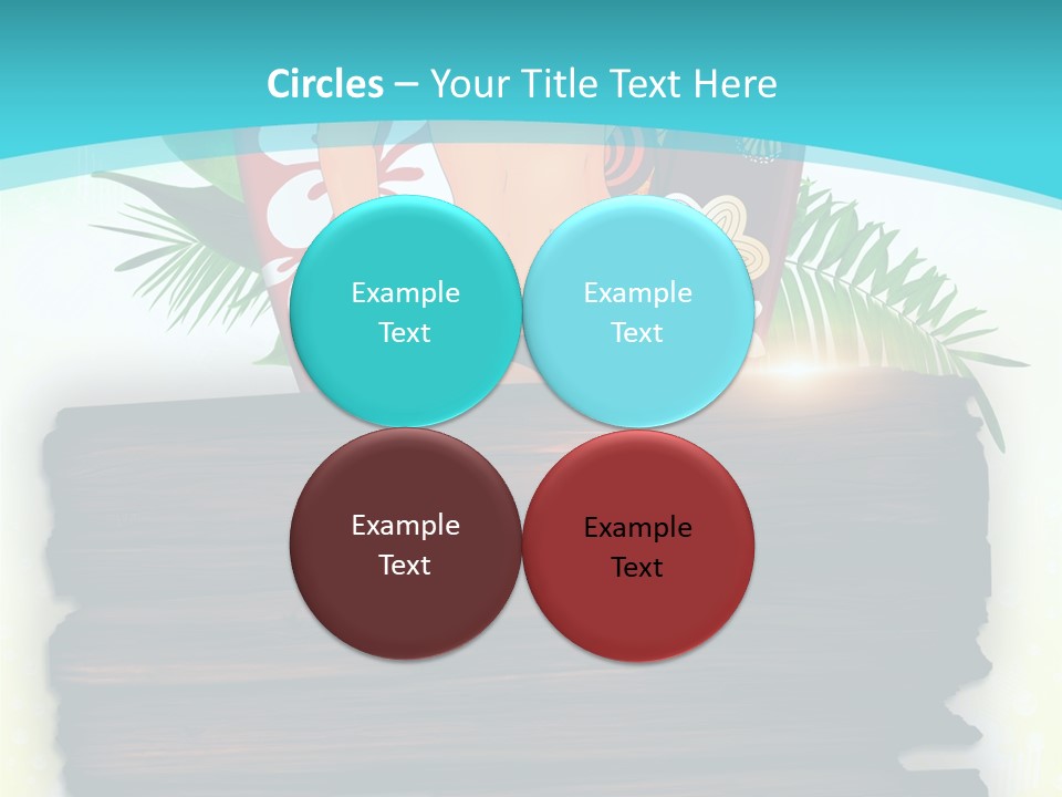 Tree Endless Water PowerPoint Template