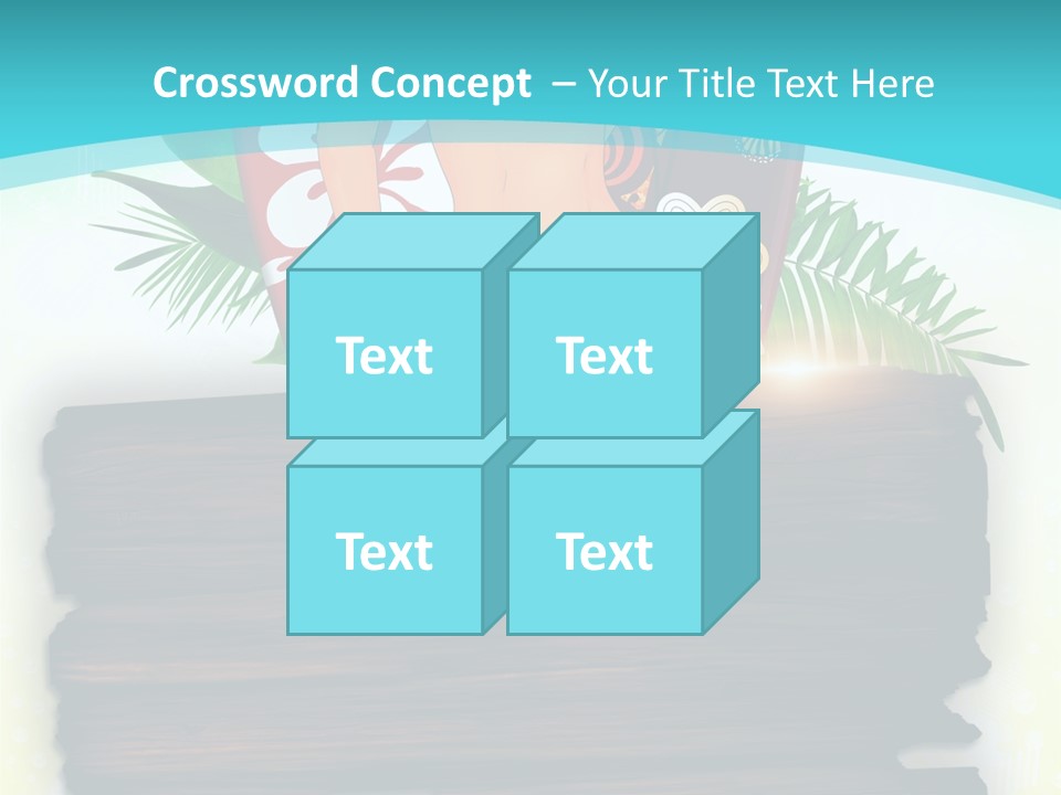 Tree Endless Water PowerPoint Template