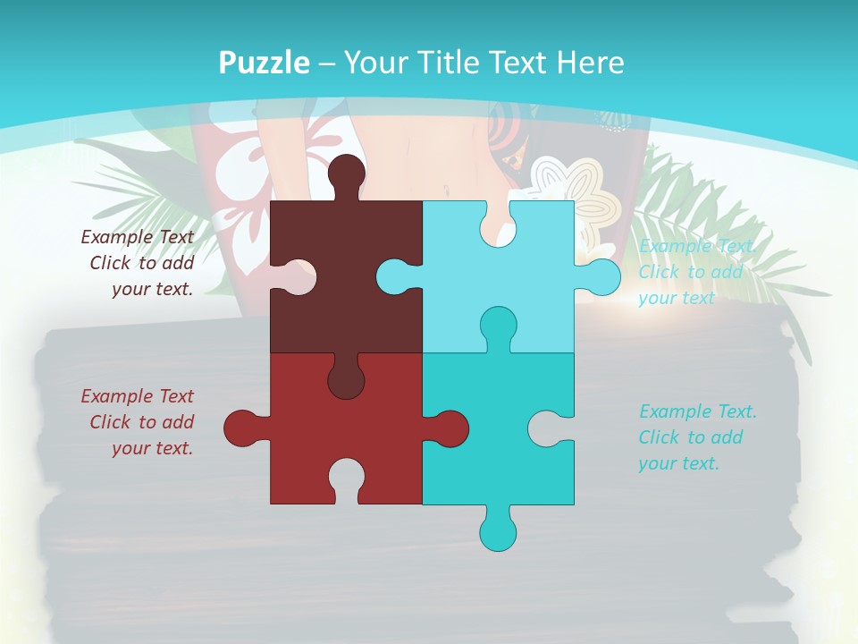 Tree Endless Water PowerPoint Template