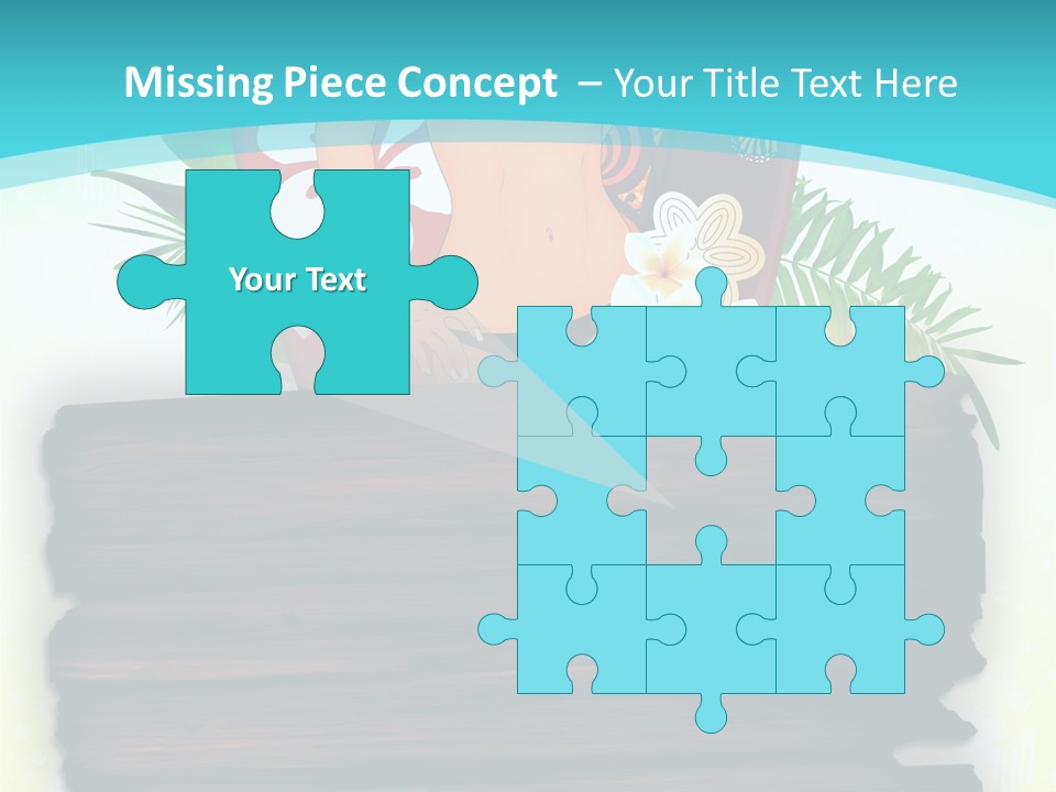 Tree Endless Water PowerPoint Template