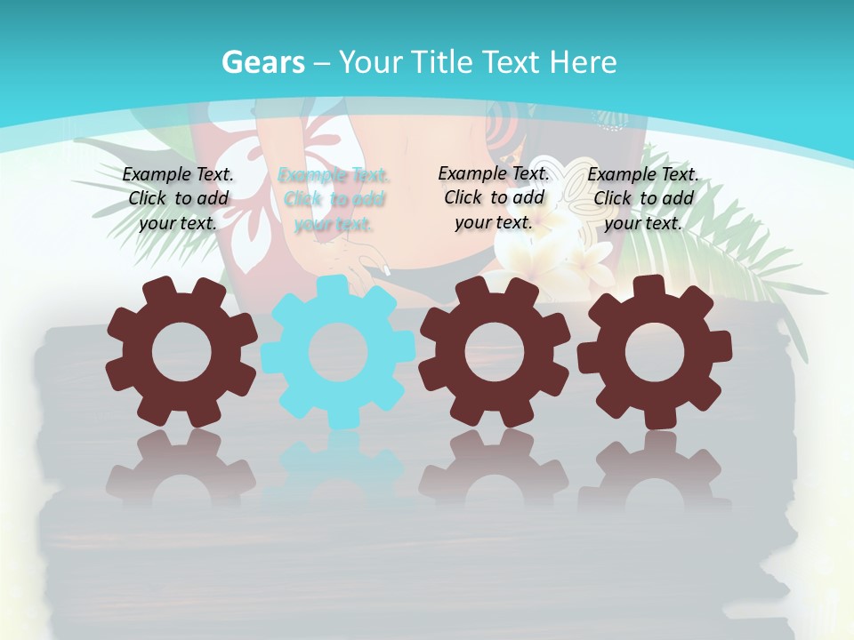 Tree Endless Water PowerPoint Template