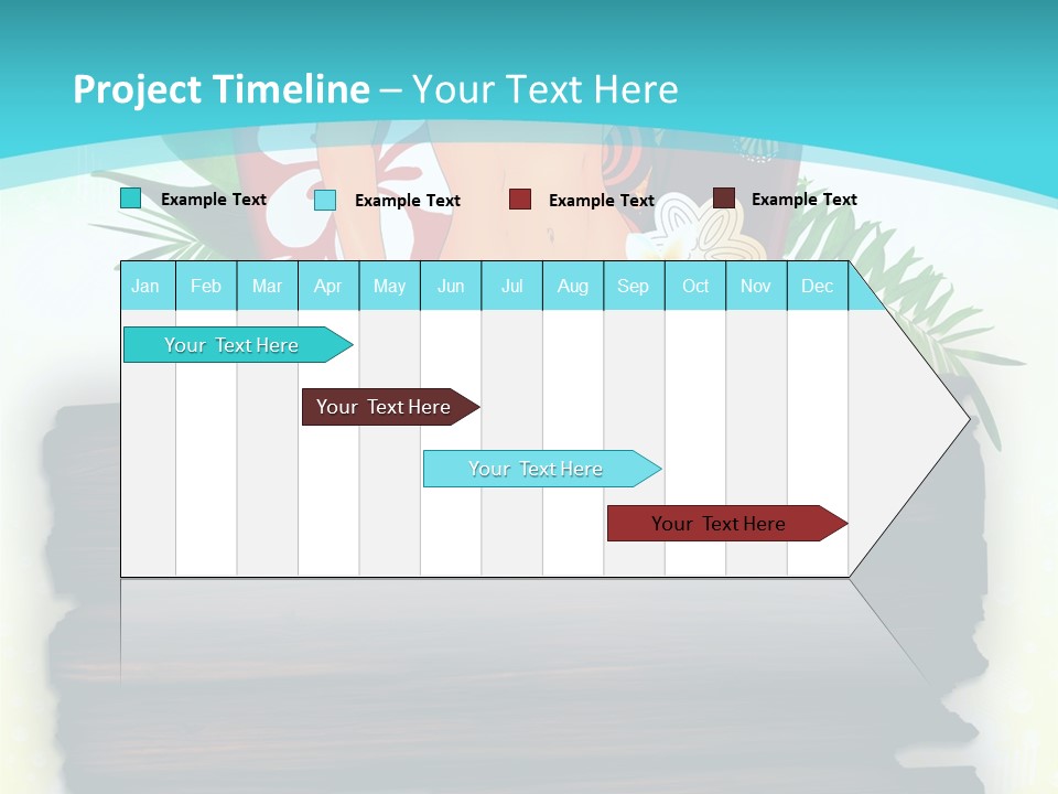 Tree Endless Water PowerPoint Template