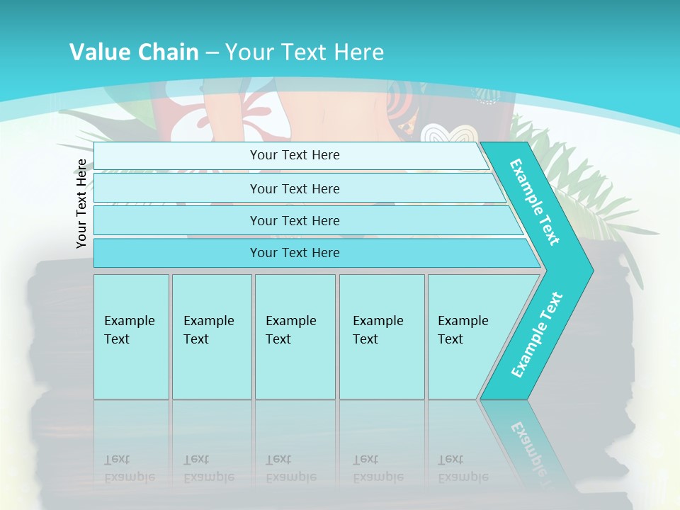 Tree Endless Water PowerPoint Template