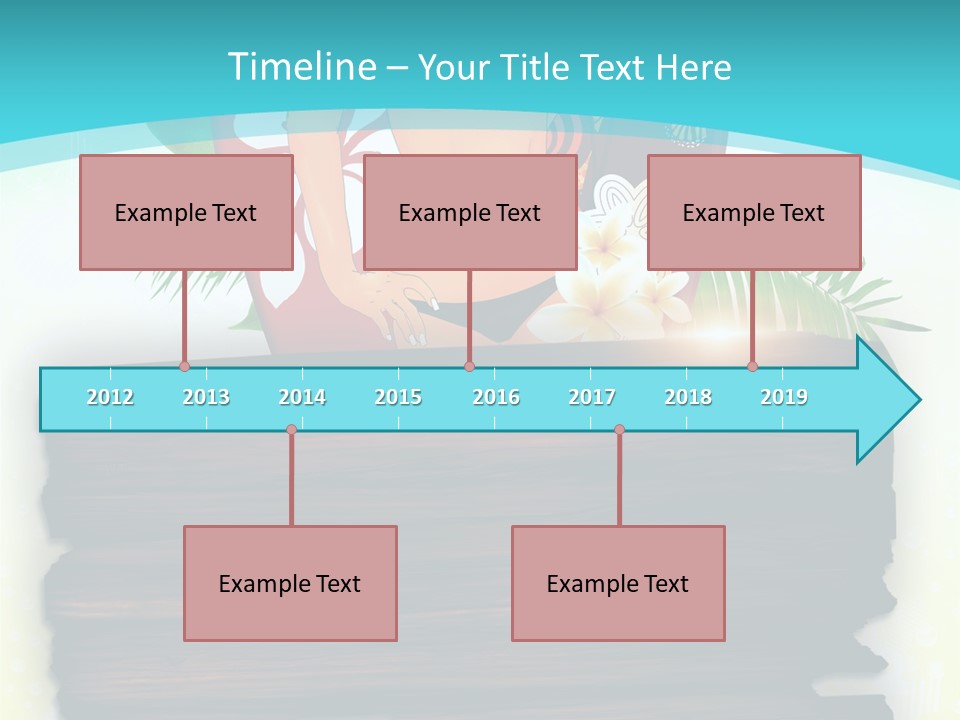 Tree Endless Water PowerPoint Template