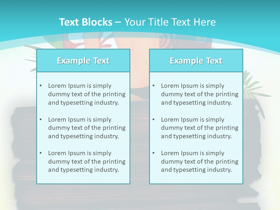 Tree Endless Water PowerPoint Template