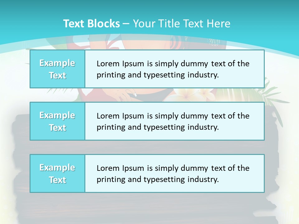 Tree Endless Water PowerPoint Template