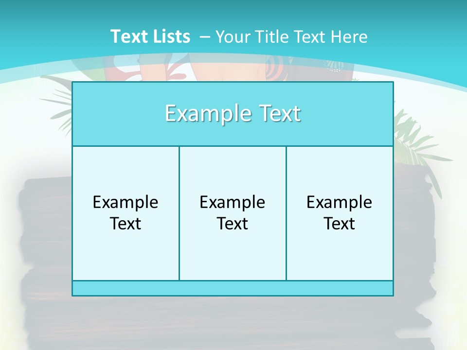 Tree Endless Water PowerPoint Template