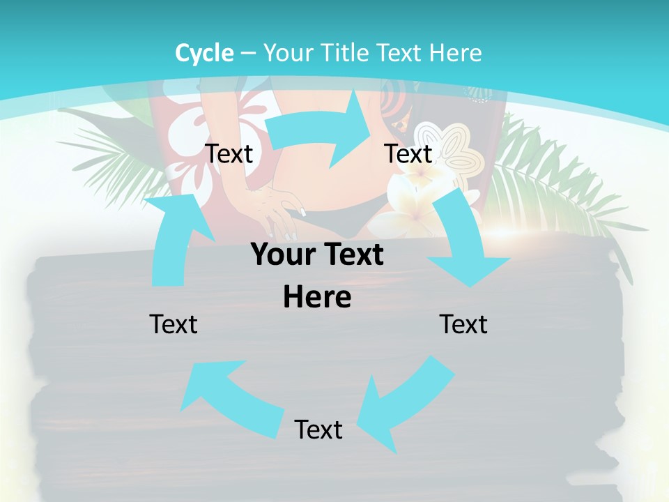 Tree Endless Water PowerPoint Template