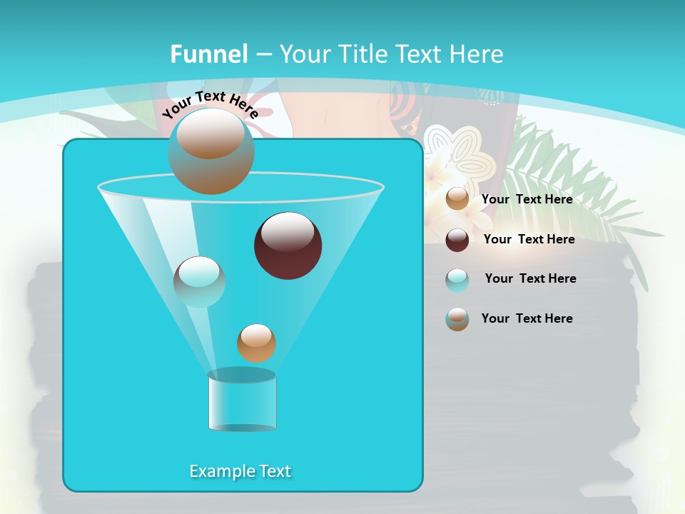 Tree Endless Water PowerPoint Template