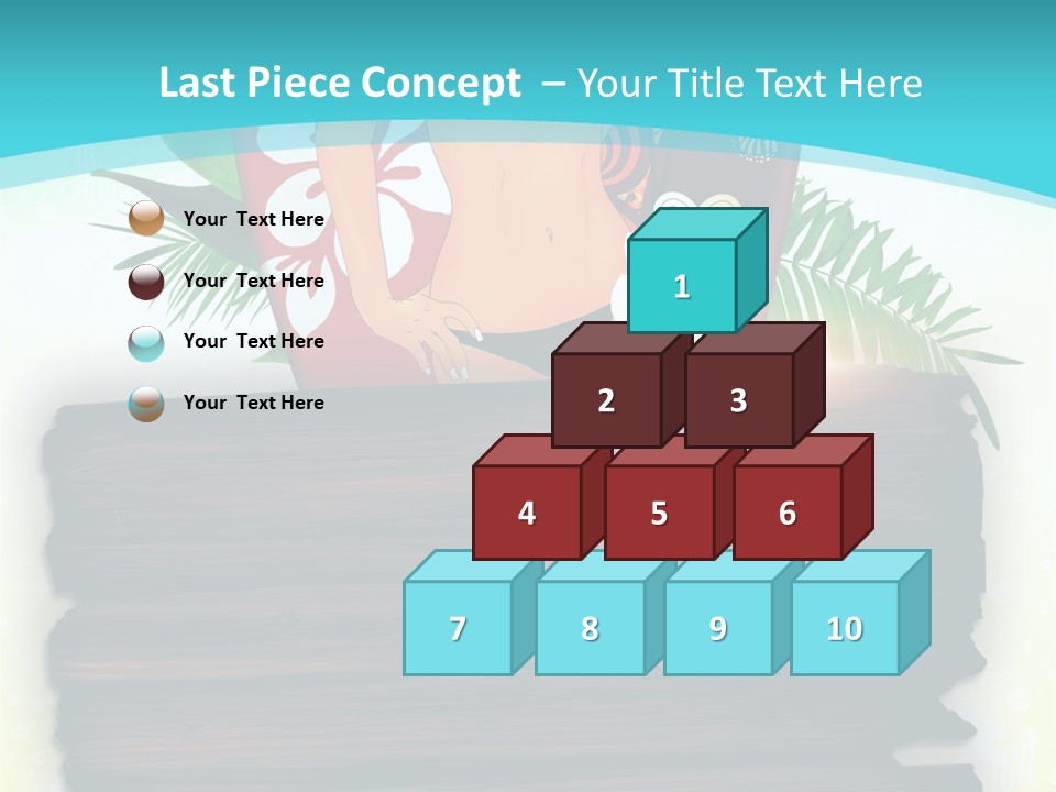 Tree Endless Water PowerPoint Template