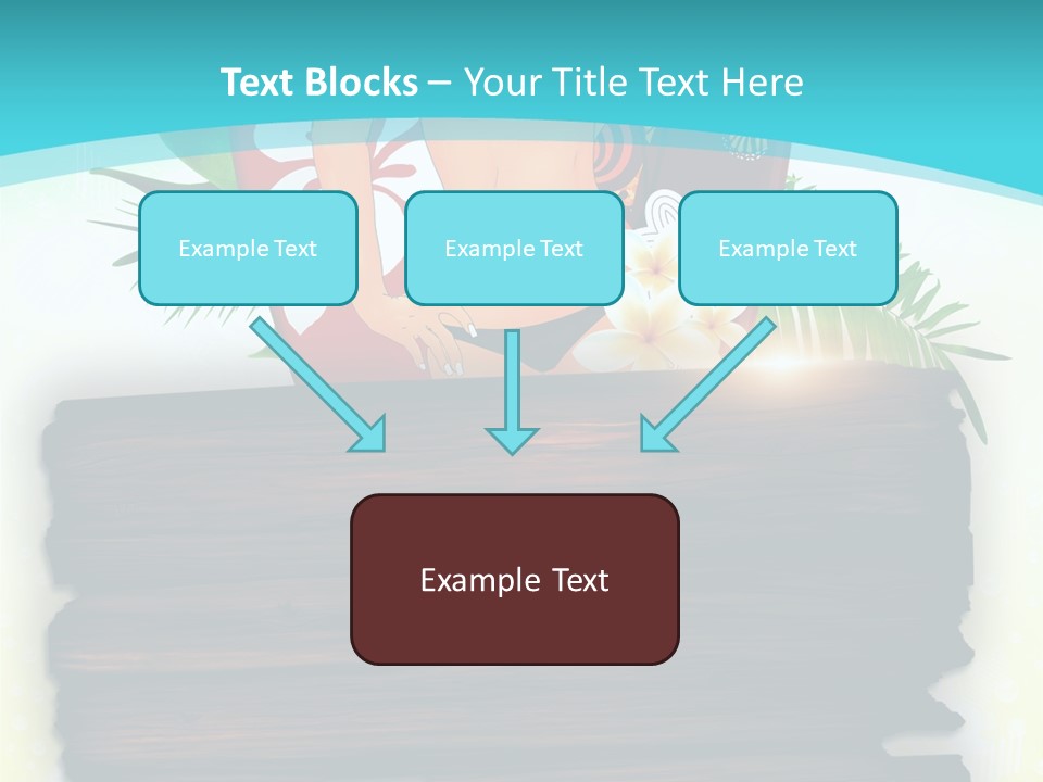 Tree Endless Water PowerPoint Template