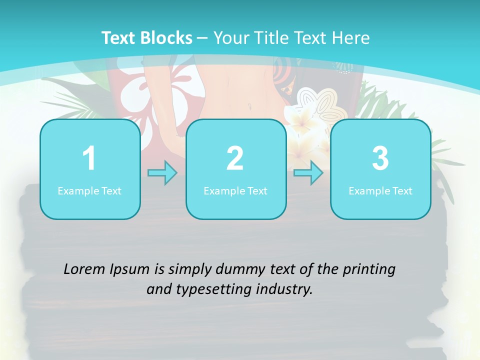 Tree Endless Water PowerPoint Template