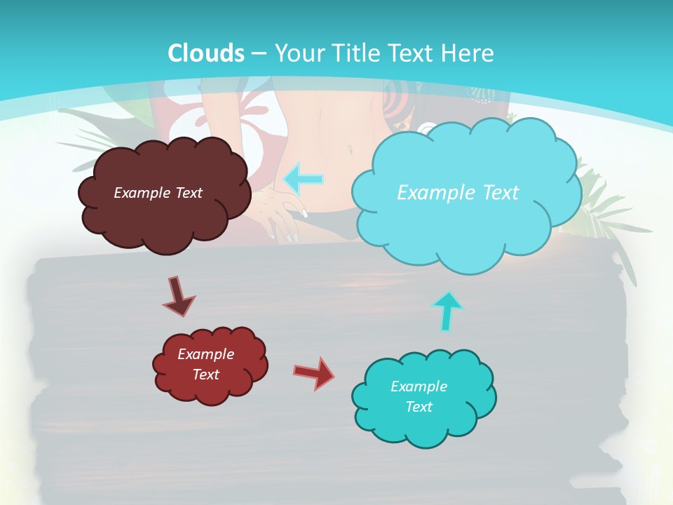 Tree Endless Water PowerPoint Template