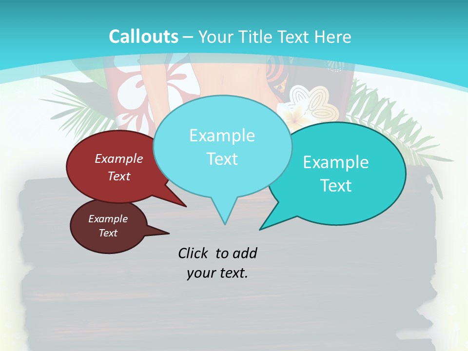 Tree Endless Water PowerPoint Template