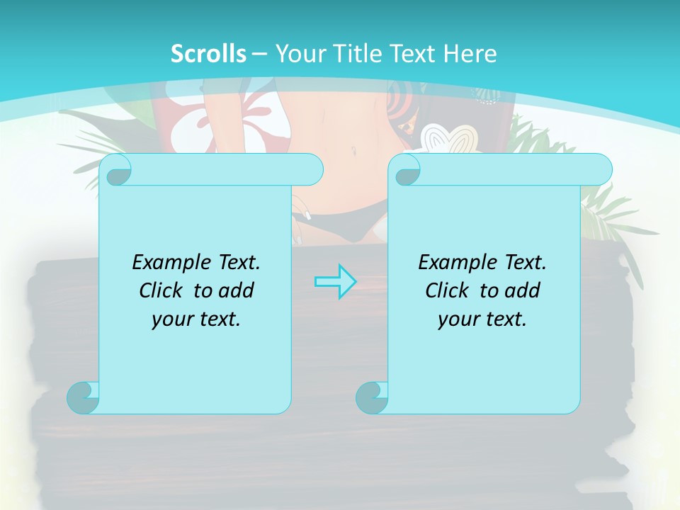 Tree Endless Water PowerPoint Template