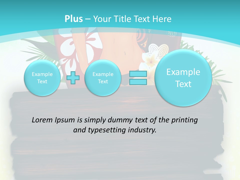 Tree Endless Water PowerPoint Template