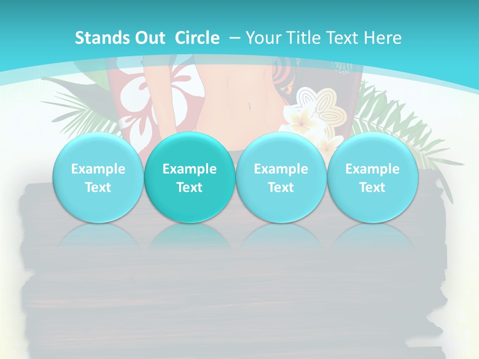 Tree Endless Water PowerPoint Template