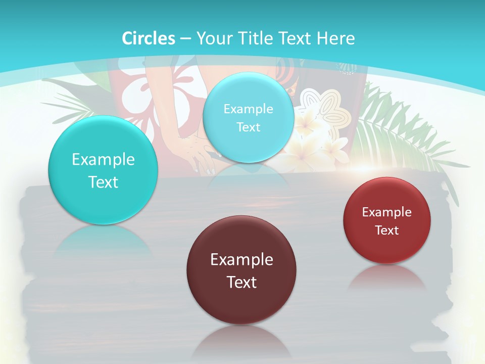 Tree Endless Water PowerPoint Template
