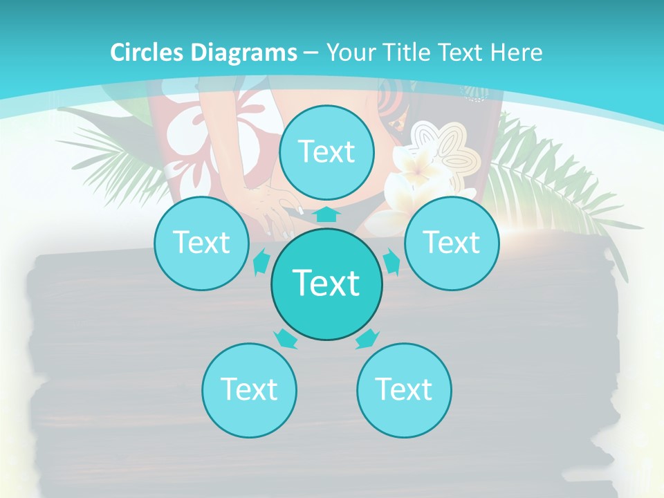 Tree Endless Water PowerPoint Template