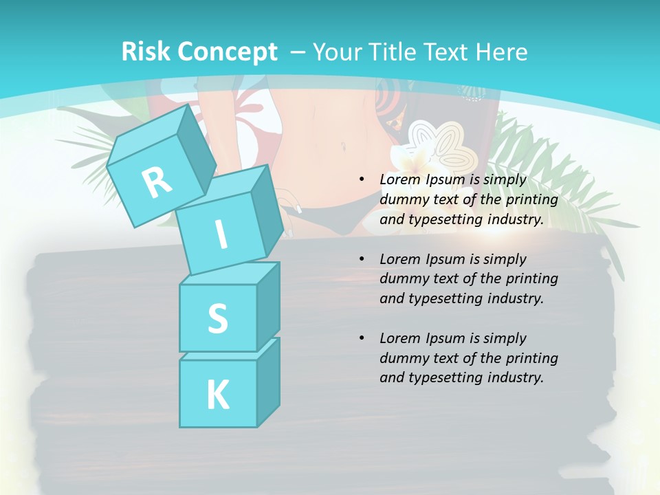 Tree Endless Water PowerPoint Template