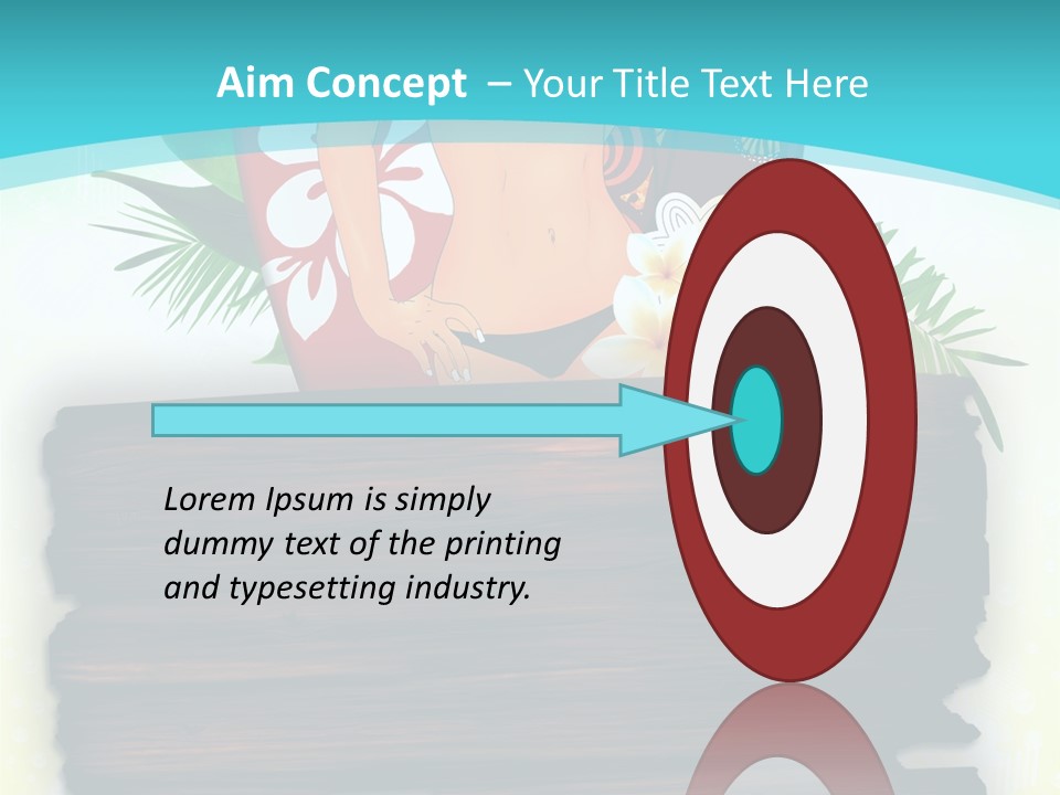 Tree Endless Water PowerPoint Template