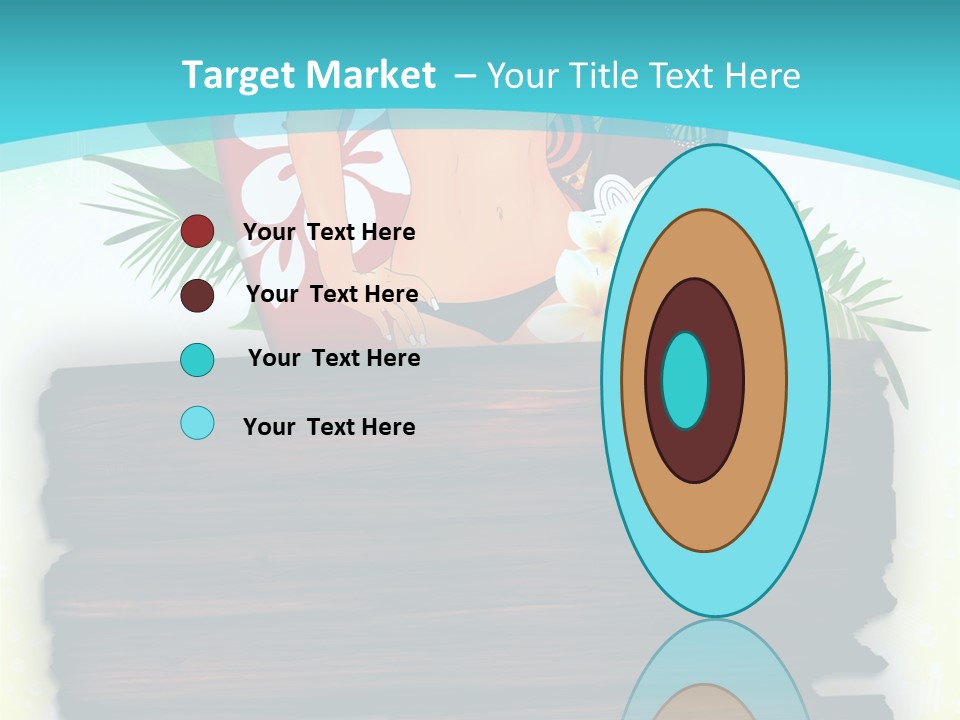 Tree Endless Water PowerPoint Template