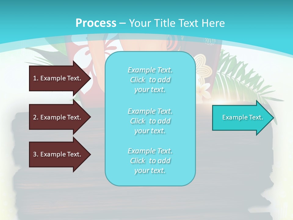 Tree Endless Water PowerPoint Template