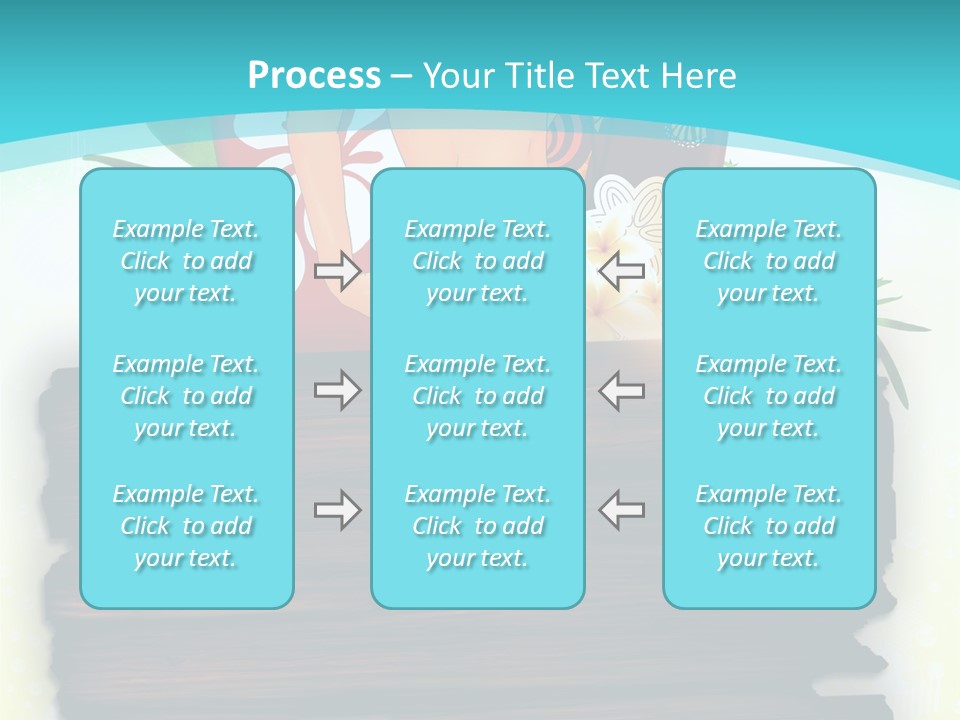 Tree Endless Water PowerPoint Template