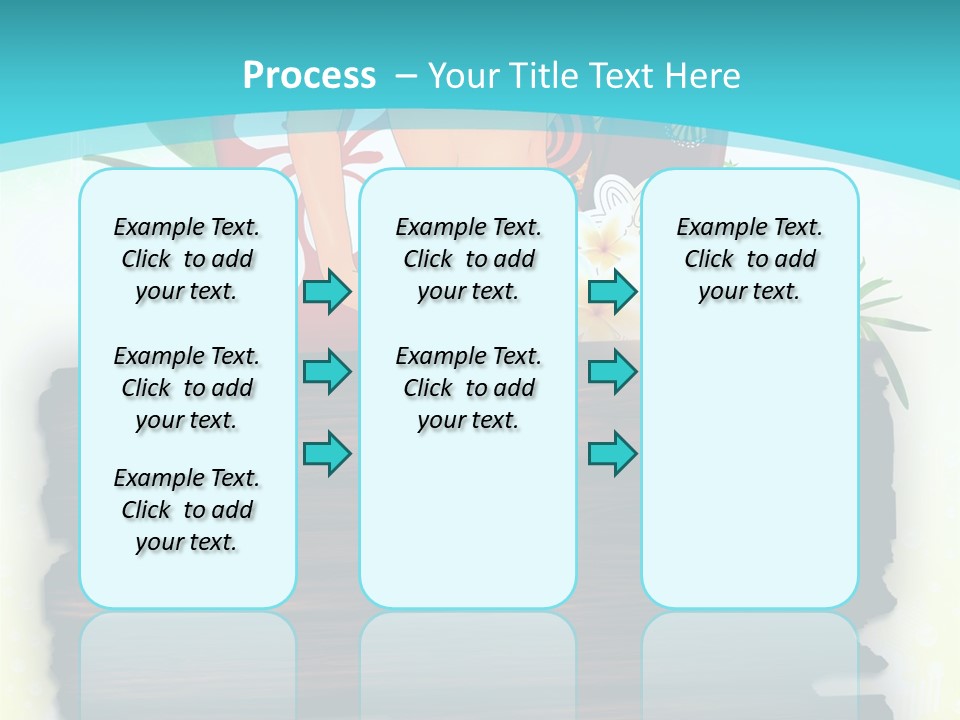 Tree Endless Water PowerPoint Template