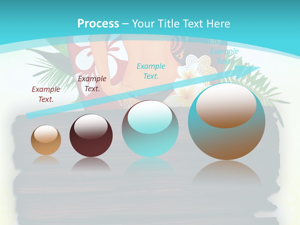 Tree Endless Water PowerPoint Template