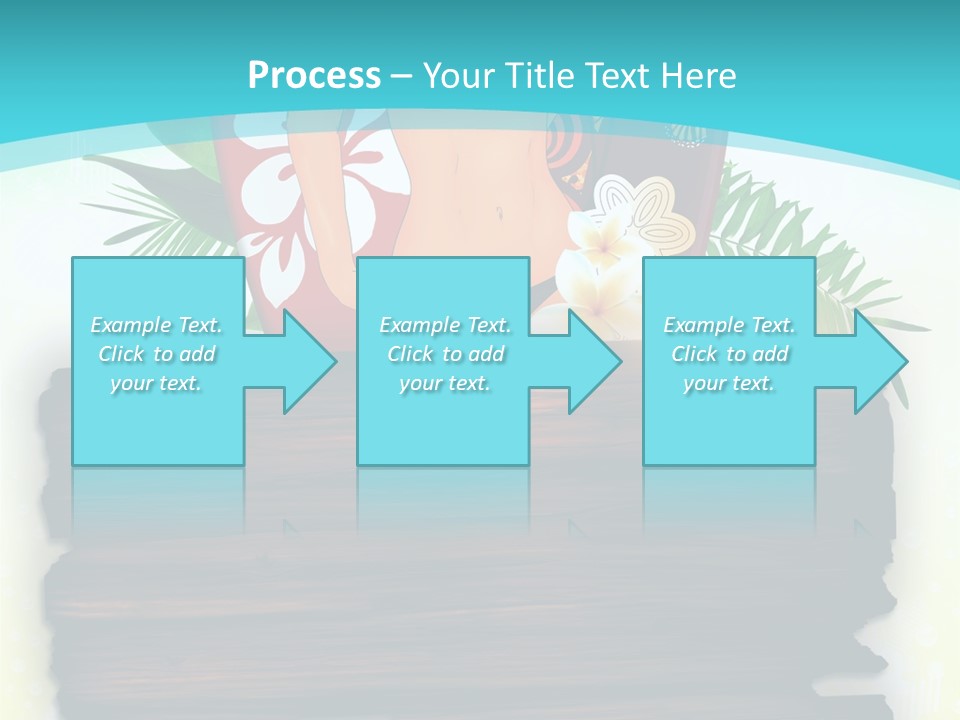 Tree Endless Water PowerPoint Template