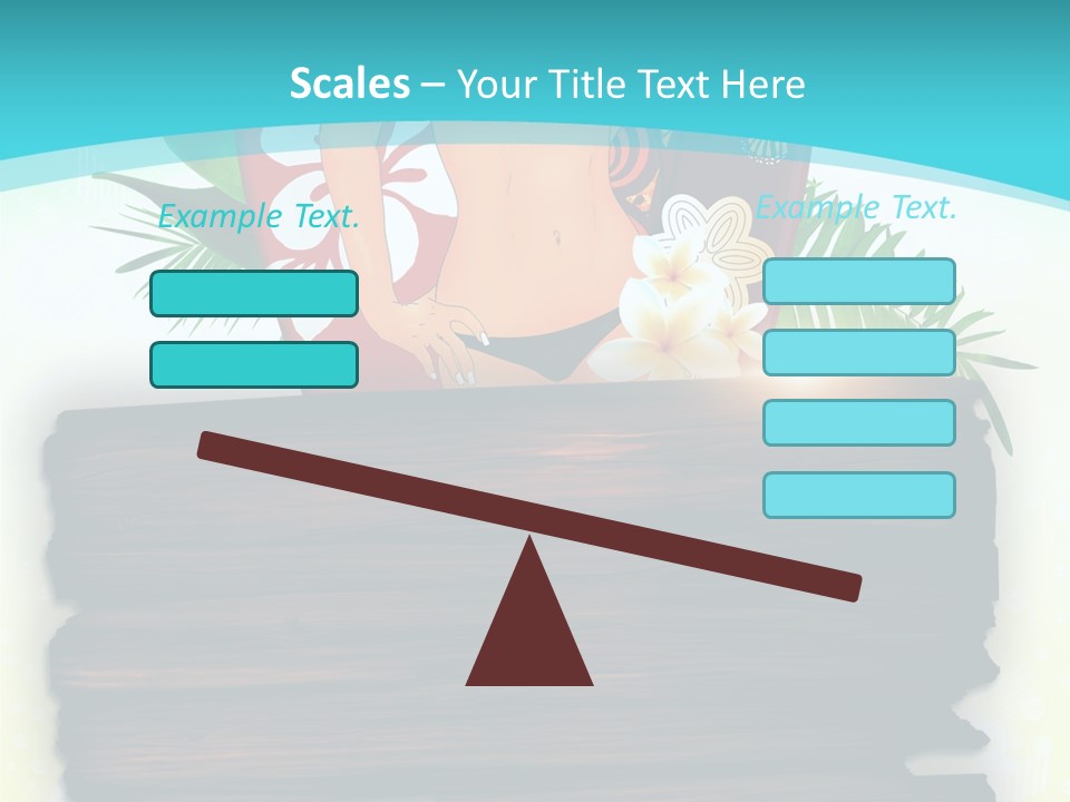 Tree Endless Water PowerPoint Template