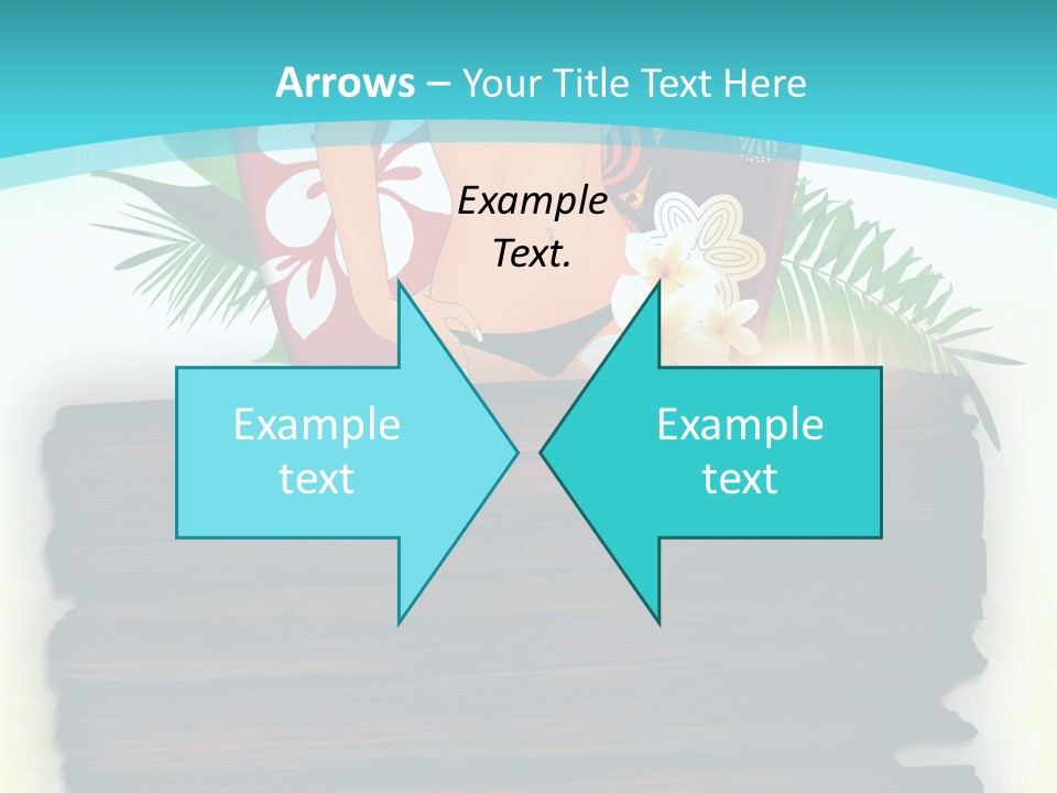 Tree Endless Water PowerPoint Template
