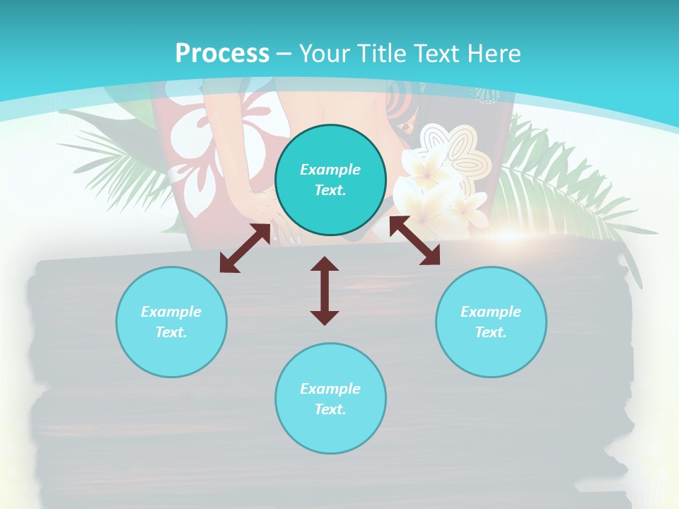 Tree Endless Water PowerPoint Template