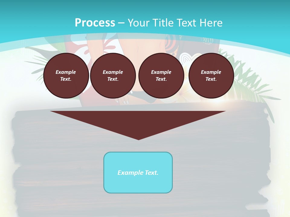 Tree Endless Water PowerPoint Template