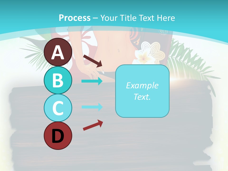 Tree Endless Water PowerPoint Template