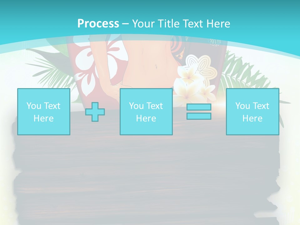 Tree Endless Water PowerPoint Template