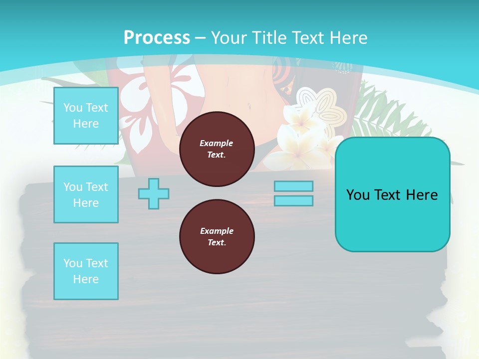 Tree Endless Water PowerPoint Template