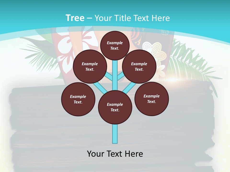 Tree Endless Water PowerPoint Template