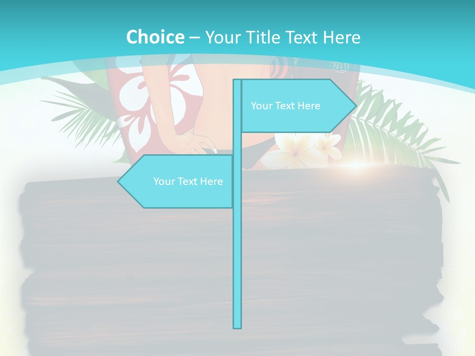 Tree Endless Water PowerPoint Template